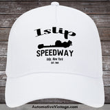 Islip Speedway New York Drag Racing Hat White