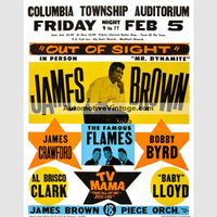 James Brown Nostalgic Music 13 X 19 Concert Poster Wide High