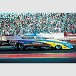 Jerry Caminito Blue Thunder Funny Car Full Color Drag Racing Photo 8.5 X 11