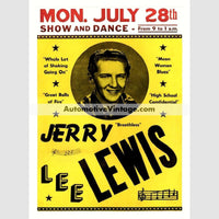 Jerry Lee Lewis Nostalgic Music 13 X 19 Concert Poster Wide High