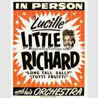 Little Richard Nostalgic Music 13 X 19 Concert Poster Wide High