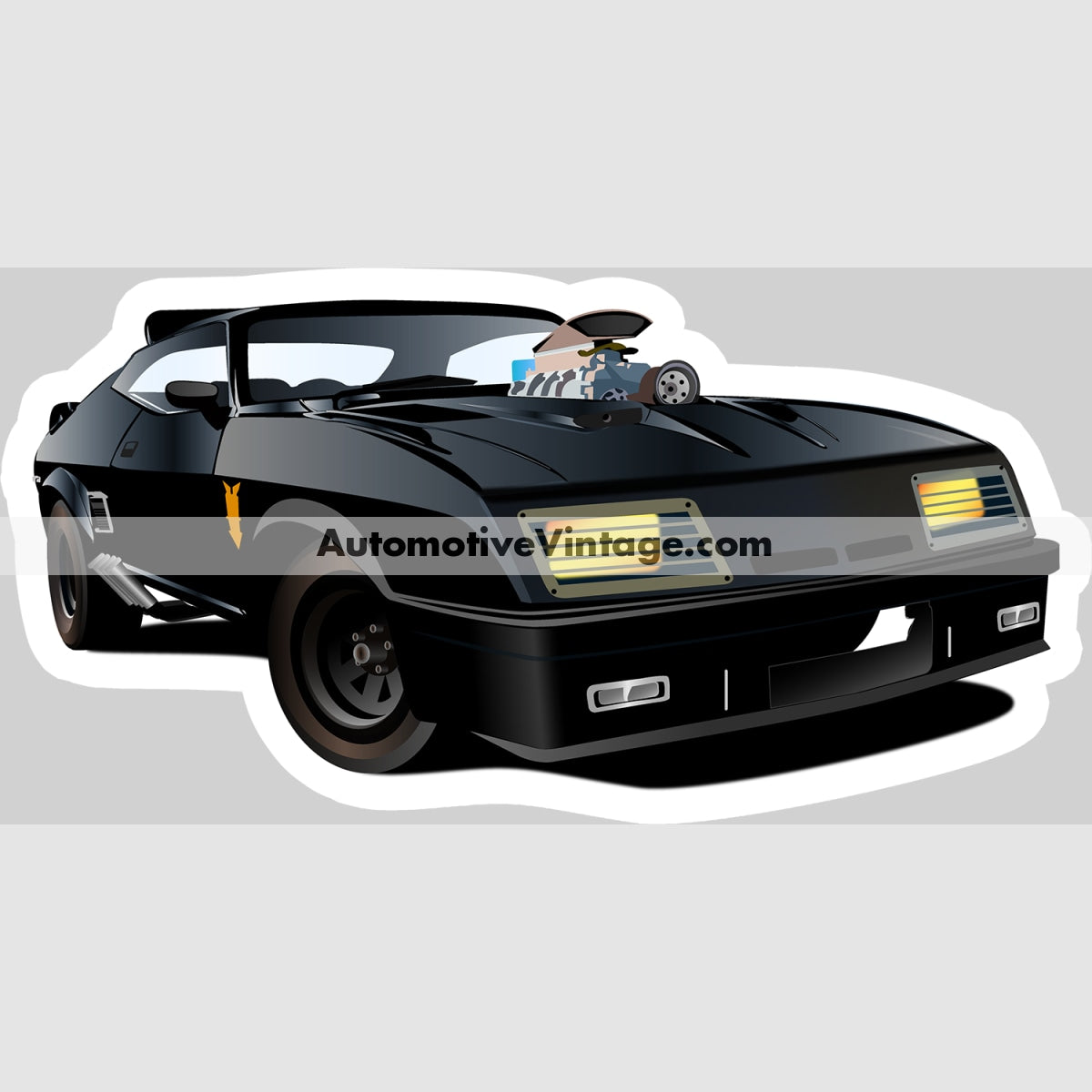 Mad Max Movie Ford Interceptor Famous Car Magnet