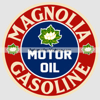 Magnolia Motor Oil Gasoline Vintage Car Sticker Stickers