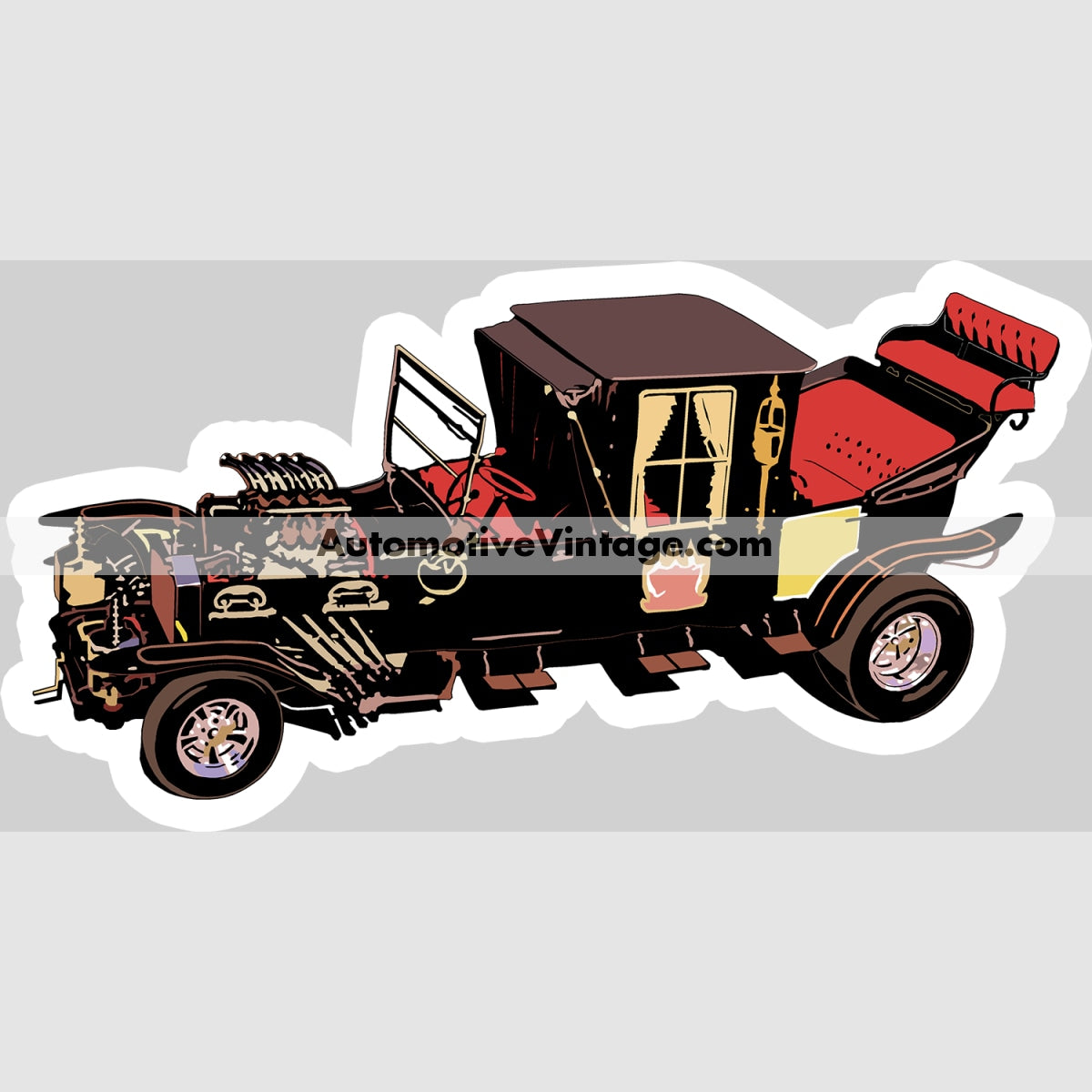 The Munsters Munster Koach Famous Car Magnet