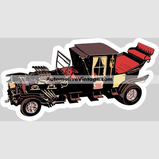 The Munsters Munster Koach Famous Car Magnet