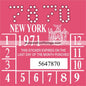 Vintage 1971 New York Windshield Inspection Sticker