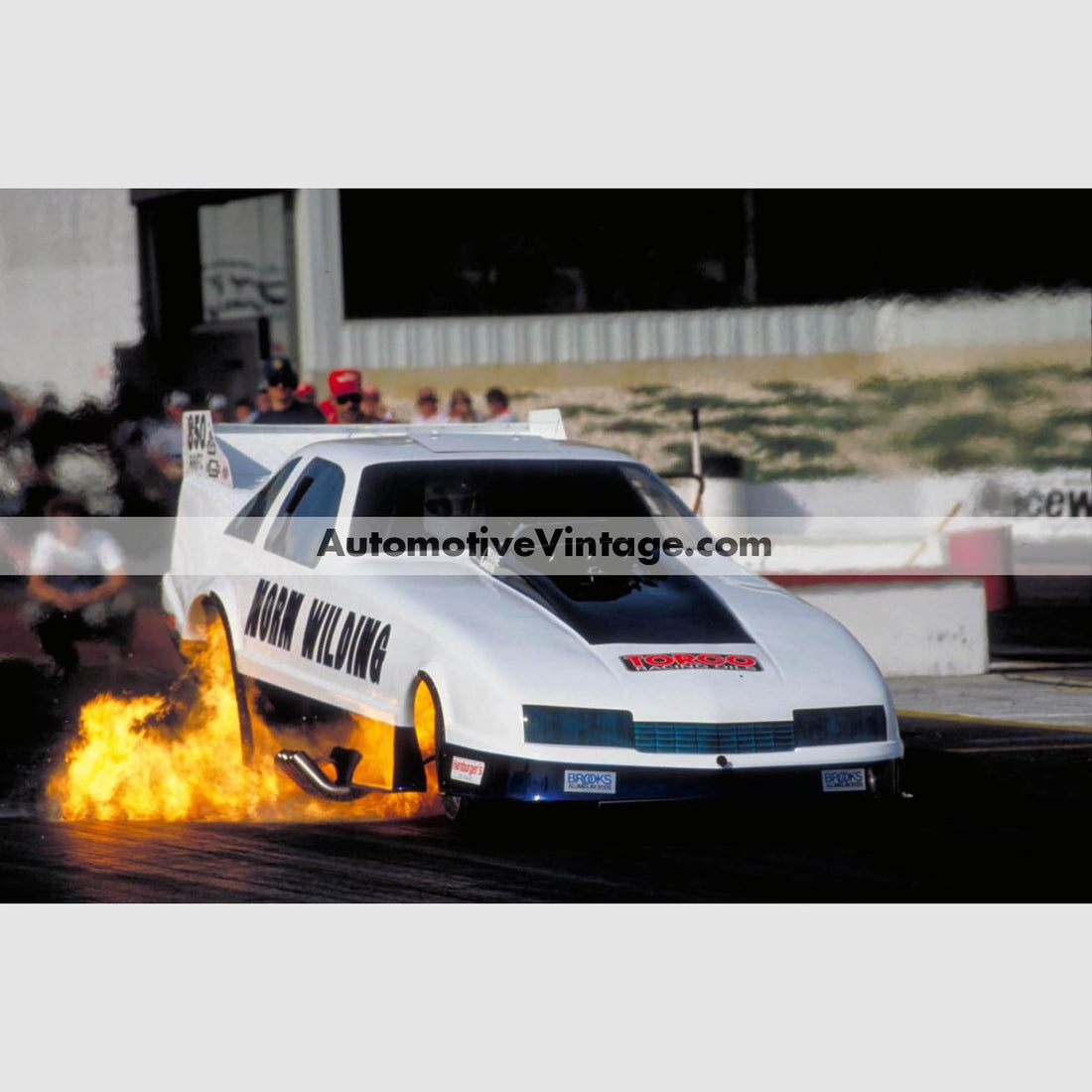 Norm Wilding Funny Car Full Color Drag Racing Photo – Automotive Vintage