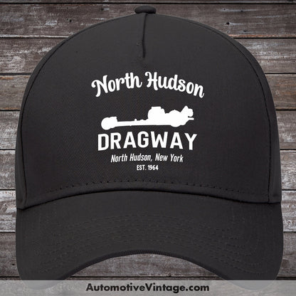 North Hudson Dragway New York Drag Racing Hat Black