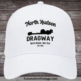 North Hudson Dragway New York Drag Racing Hat White
