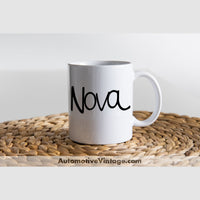 Chevrolet Nova Coffee Mug White Car Model