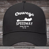 Oswego Speedway New York Drag Racing Hat Black