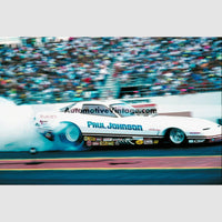 Paul Johnson Pontiac Firebird Funny Car Full Color Drag Racing Photo 8.5 X 11