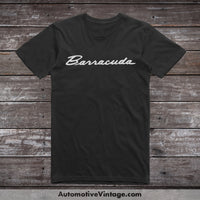 Plymouth Barracuda Emblem Car Model T-Shirt Black / S T-Shirt