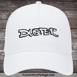 Plymouth Duster Car Hat White Model