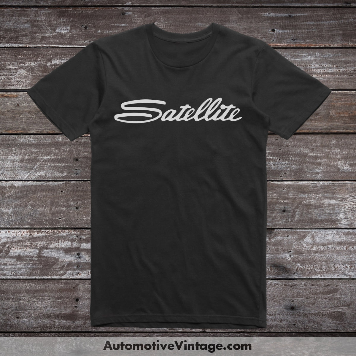 Plymouth Satellite Car Model T-Shirt Black / S T-Shirt