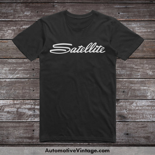 Plymouth Satellite Car Model T-Shirt Black / S T-Shirt