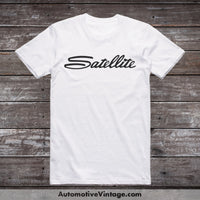 Plymouth Satellite Car Model T-Shirt White / S T-Shirt