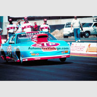 Ricki Smith Stp Pontiac Firebird Pro Stock Full Color Drag Racing Photo 8.5 X 11