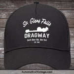 South Glens Falls Dragway New York Drag Racing Hat Black