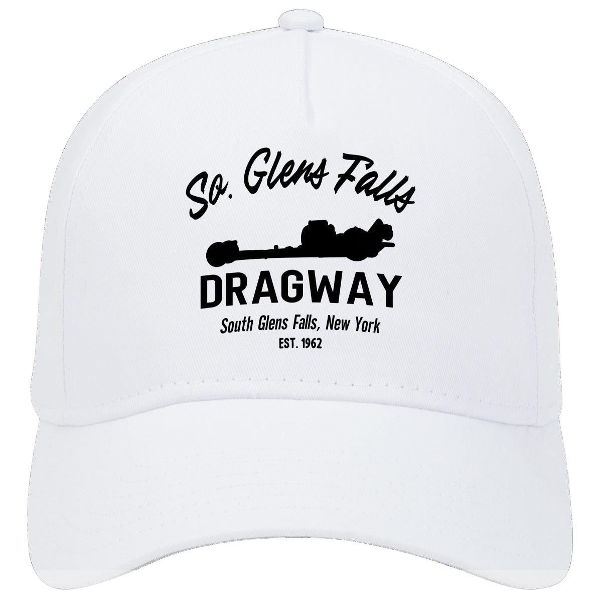 South Glens Falls Dragway New York Drag Racing Hat White