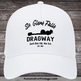South Glens Falls Dragway New York Drag Racing Hat White