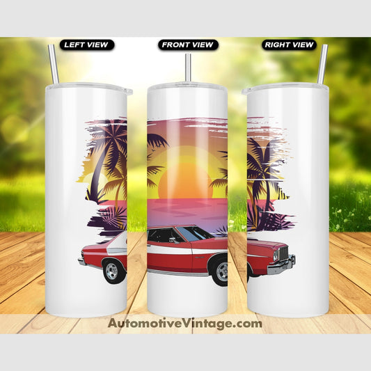 Starsky And Hutch Gran Torino Famous Car Sunset Drink Tumbler Tumblers