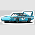 Richard Petty Superbird Famous Car Magnet
