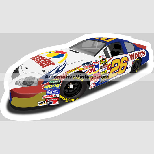 Talladega Nights Wonder Bread Famous Car Magnet