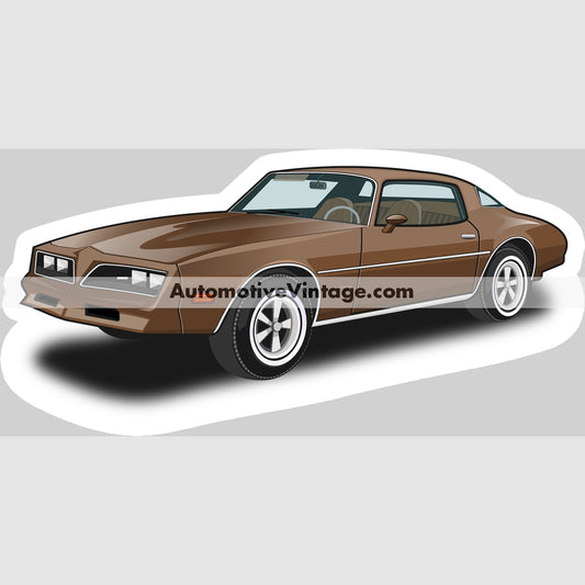 The Rockford Files Pontiac Firebird Famous Car Magnet