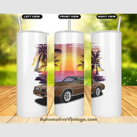 The Rockford Files Pontiac Firebird Famous Car Sunset Drink Tumbler Tumblers