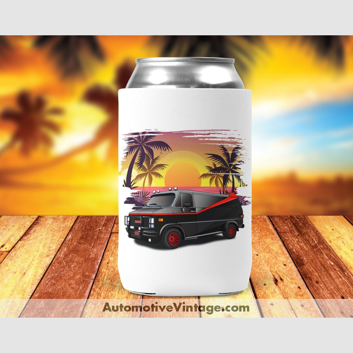 The A Team Gmc Van Famous Car Can Cooler