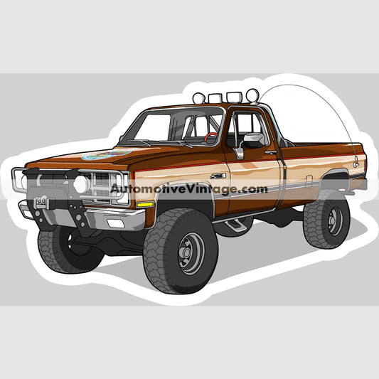 The Fall Guy Gmc Sierra Famous Car Magnet