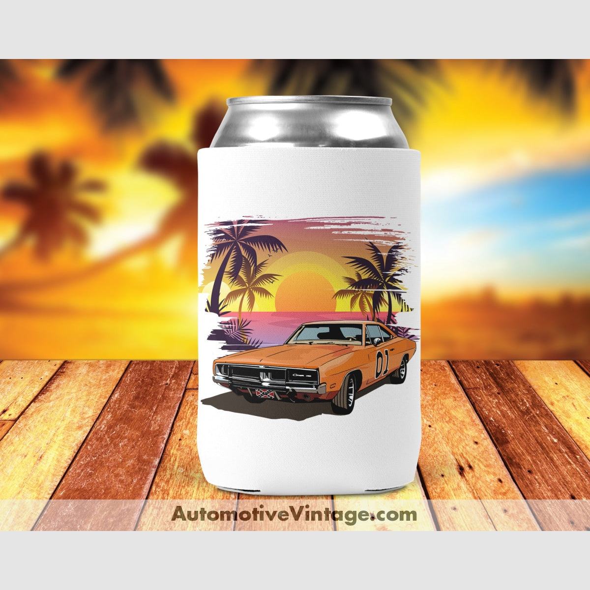 Dukes Of Hazzard General Lee Charger Famous Car Can Cooler