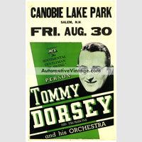 Tommy Dorsey Nostalgic Music 13 X 19 Concert Poster Wide High