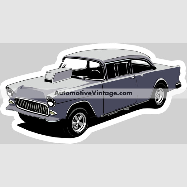 Two Lane Blacktop 1955 Chevy Famous Car Magnet