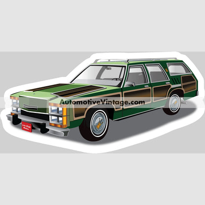 National Lampoons Vacation Family Truckster Famous Car Magnet