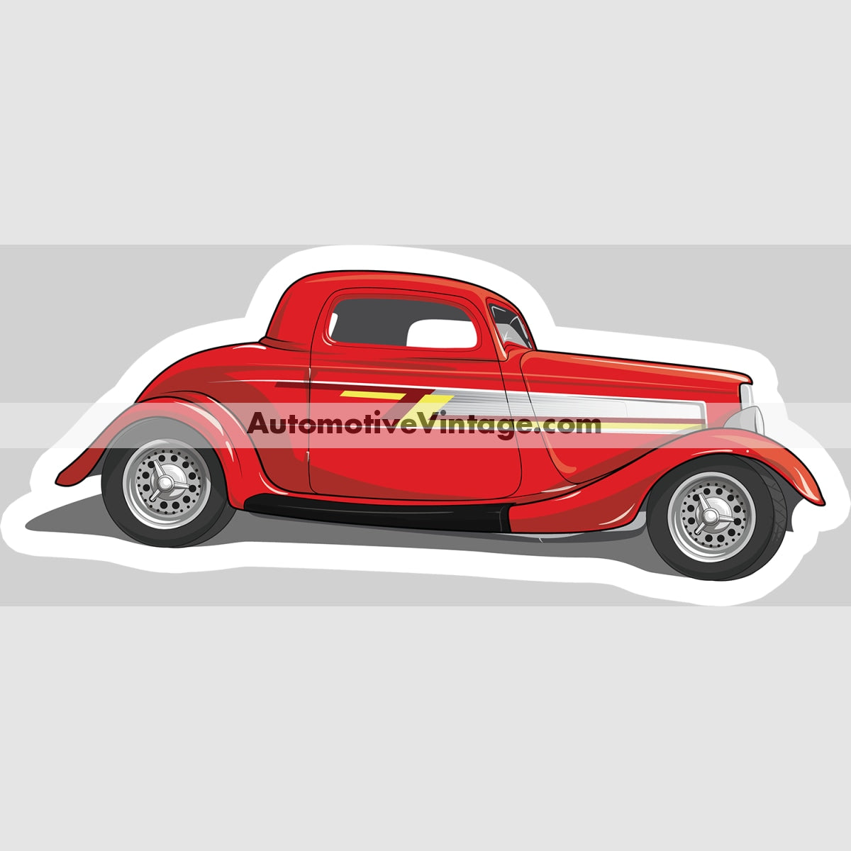 Zz Top 1933 Ford Famous Car Magnet
