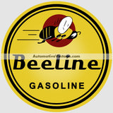 Beeline Gasoline Vintage Car Sticker Stickers