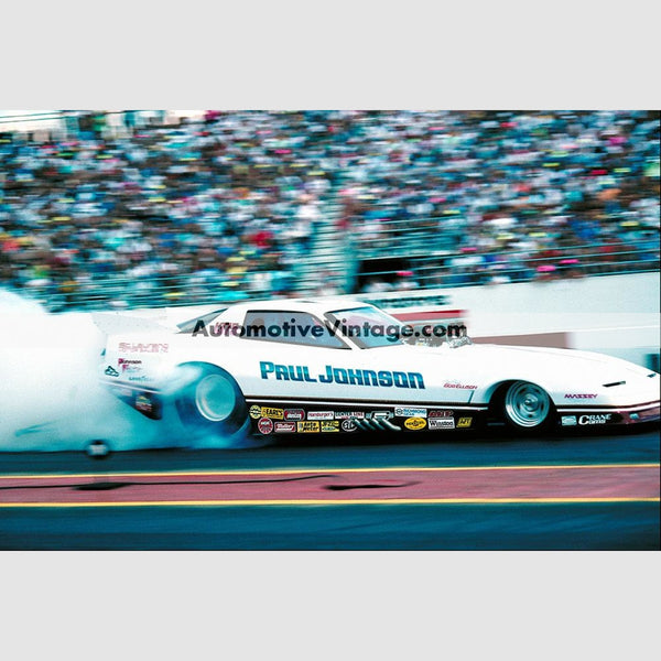 Paul Johnson Pontiac Firebird High Resolution Full Color Premium Drag Racing Poster 24 Wide X 18